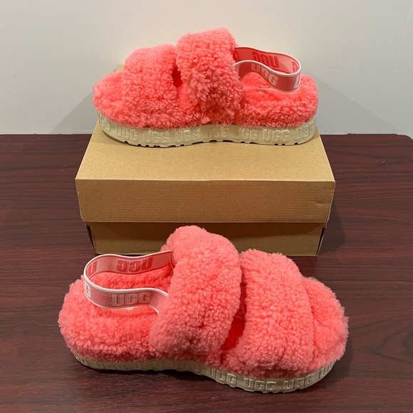 Ugg, Oh Fluffita, 1120876, Pink Rose - Picture 6 of 12